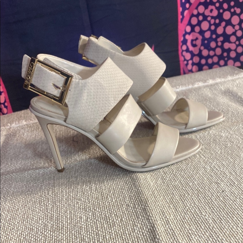 Calvin Klein Neutral Heels